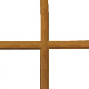 Croisillon incorporé  Chêne doré 26 mm