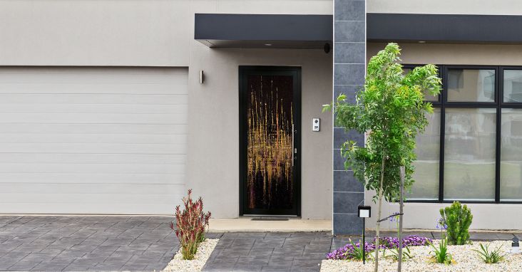 Porte d'entrée aluminium Prestige Eva AMCC
