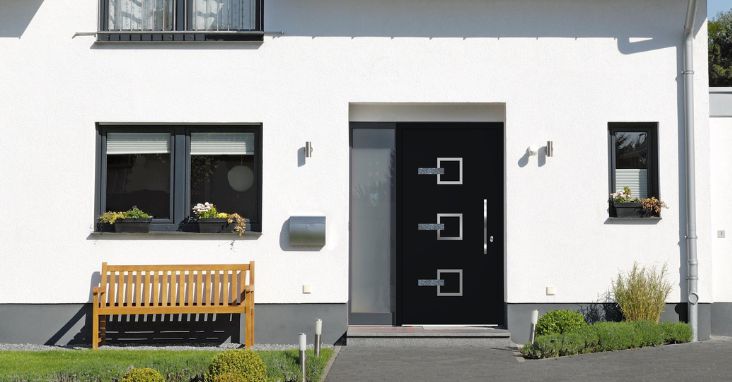 porte d'entrée aluminium Prestige Ode AMCC