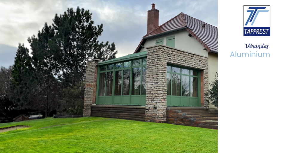 Réalisation d'une véranda en aluminium - Tapprest Frères - Moussey - Troyes