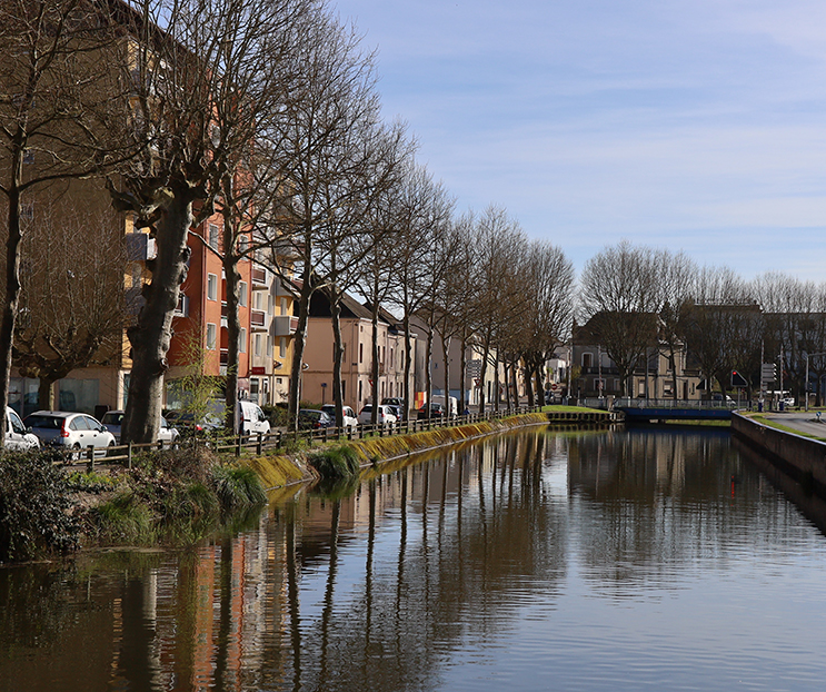 Photo du canal de Montceau-les-Mines