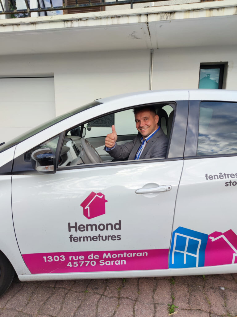 Christophe Bourriez gérant de Hemond Fermetures à Saran, fenêtres et portes dans le Loiret