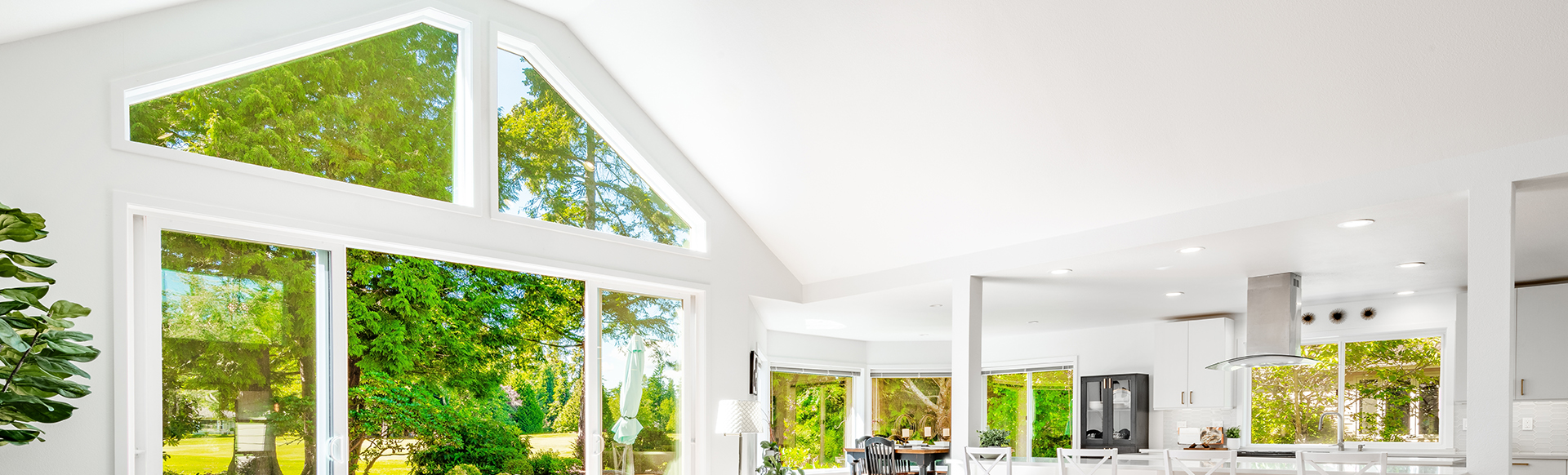 baie vitrée fixe en hauteur