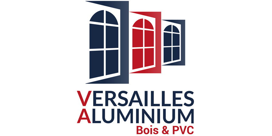 Logo Versailles aluminium menuiseries extérieures fenêtres et portes Yvelines 78