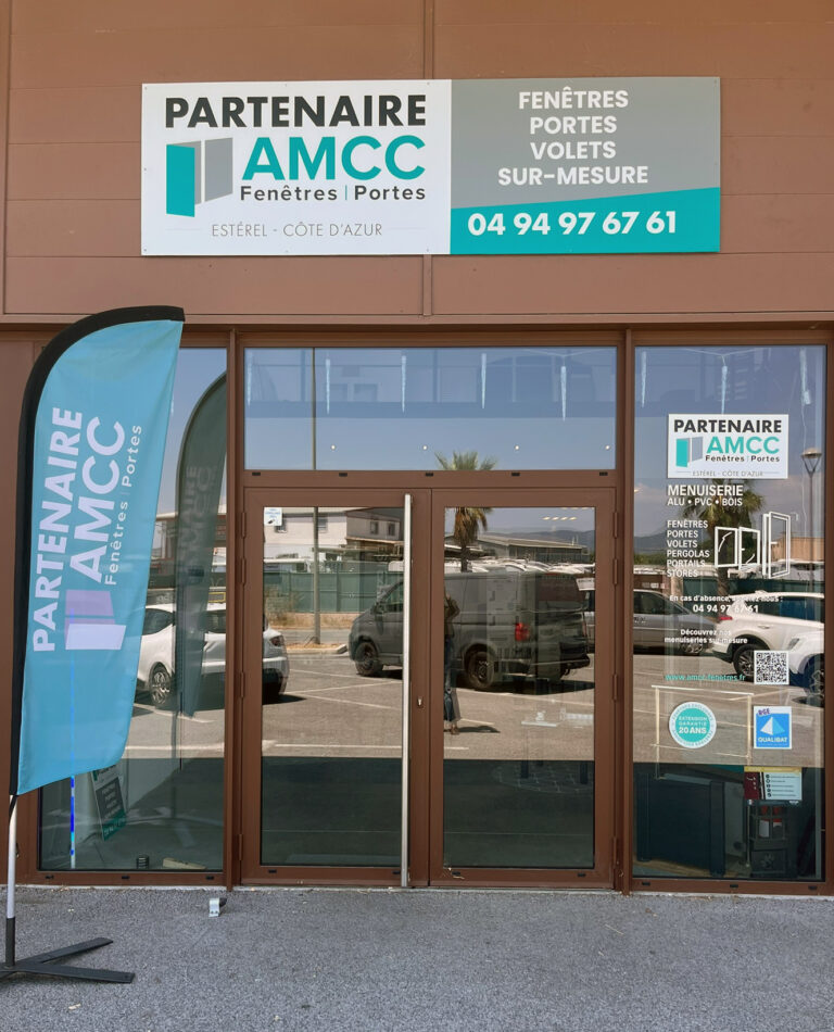 Magasin du Partenaire AMCC Estérel fenêtres et portes sur la côte d'azur