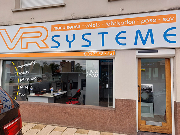 Magasin de VR système fenêtres et portes Vichy Allier