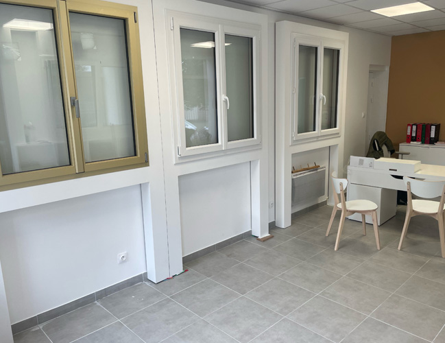 Showroom SLB Fenêtres Volets Rénov paris 20 ème