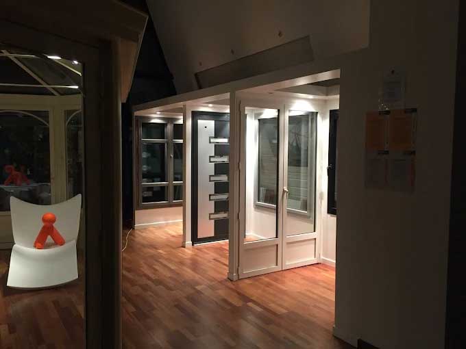 Showroom Tapprest Frères menuiseries fenêtres et portes dans l'aube près de Troyes