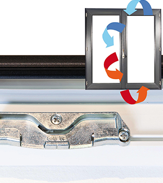 système ouvrant ventilant a80 excellence amcc