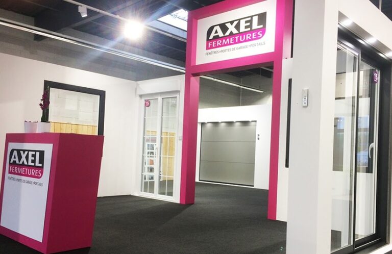 Showroom Axel Fermetures Morlaix fenêtres et portes Finistère