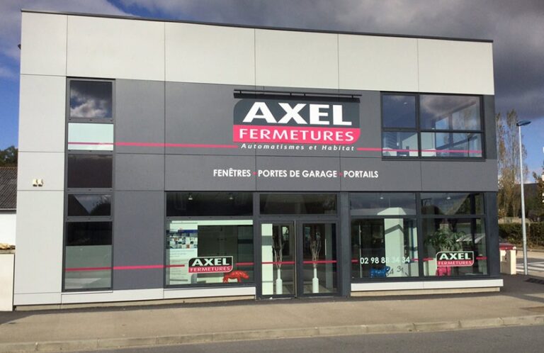 Magasin Axel Fermetures Morlaix fenêtres et portes Finistère