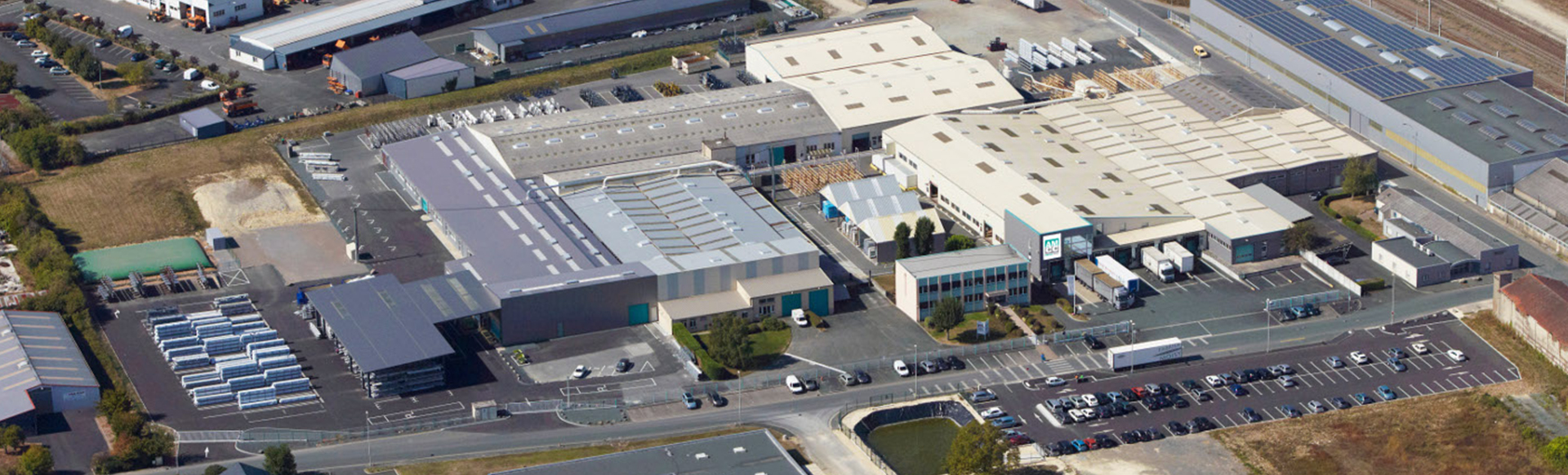 usine AMCC de Châteauroux vue du ciel