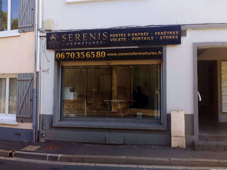 Magasin Sérénis Fermetures menuiseries extérieures fenêtres et portes Pays de Senlis Oise 60